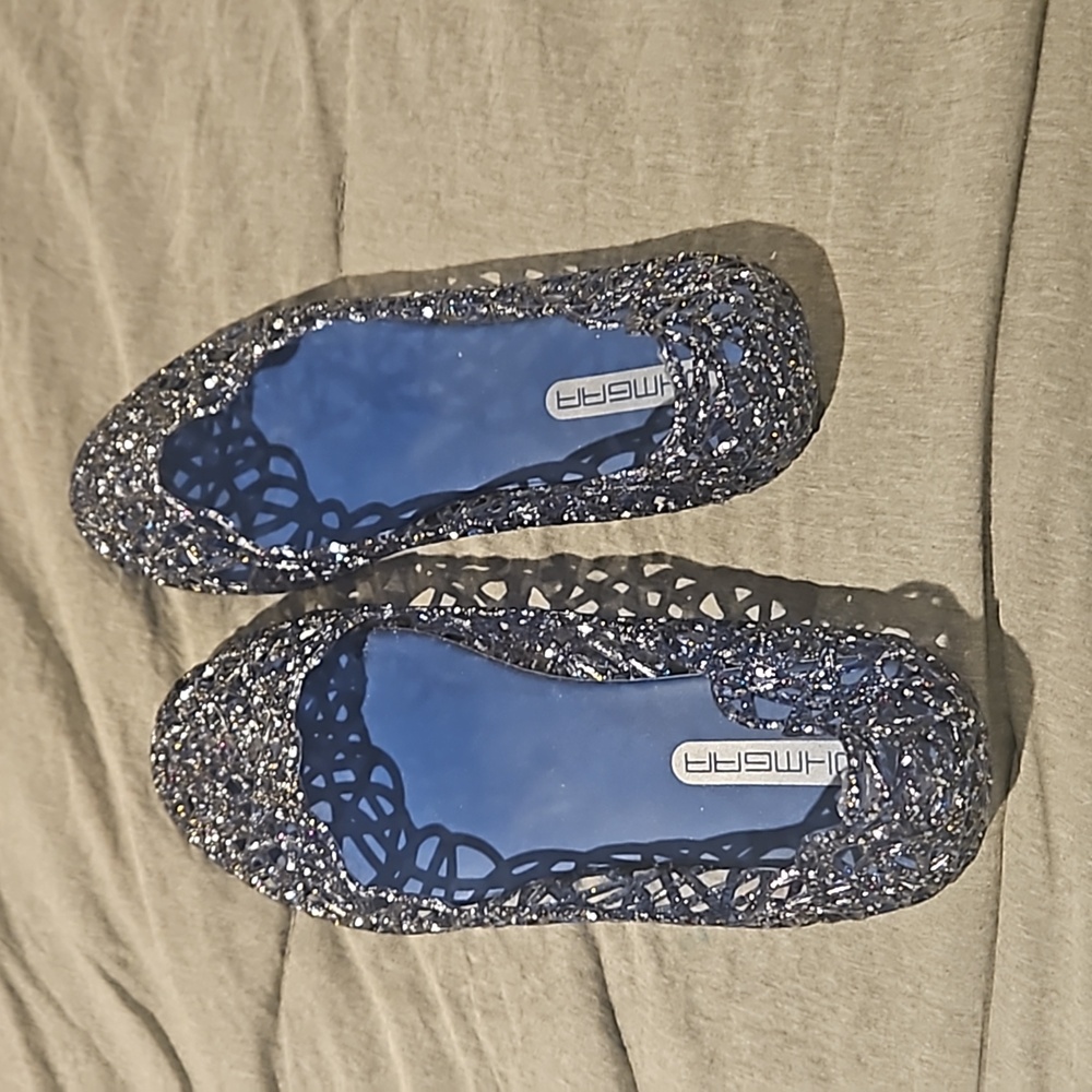 Womens Jelly shoe flat slip on Sandal